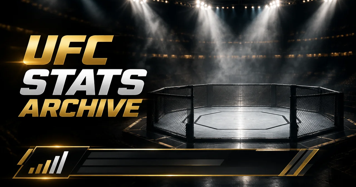 UFC Stats Archive